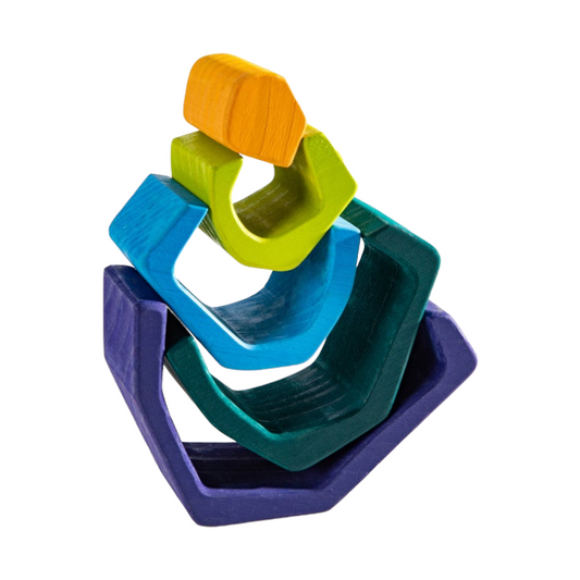 5-Piece Stone Caves Stacking Block Set