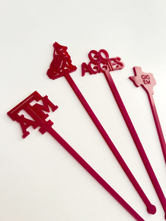 Texas A&M Stir Stick Set