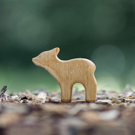 Wooden Deer Calf Waldorf Toy