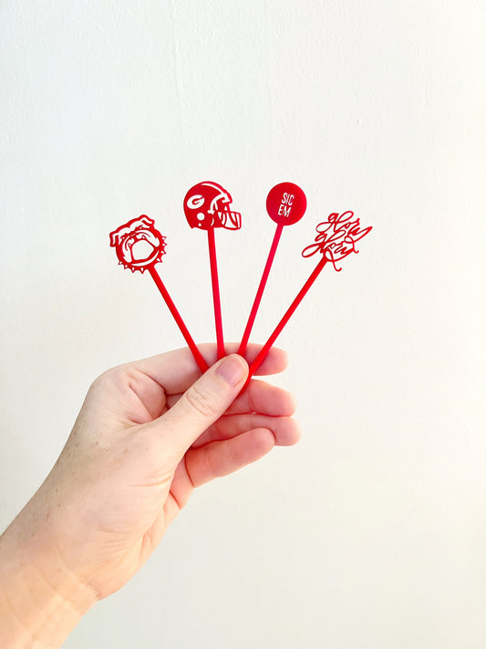 Georgia Bulldogs Food Pick - Skewer Set