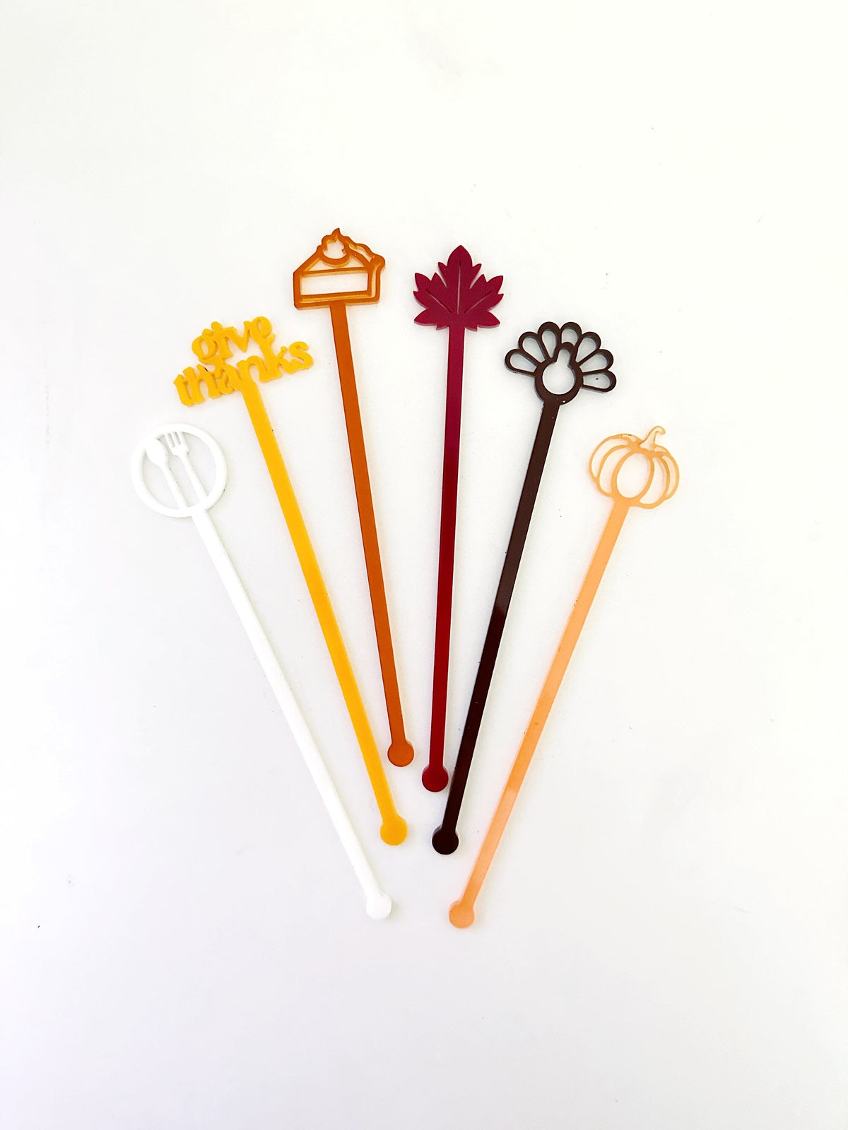 Thanksgiving Stir Stick Set