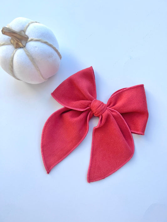 Fall Velvet & Faux Suede Bows