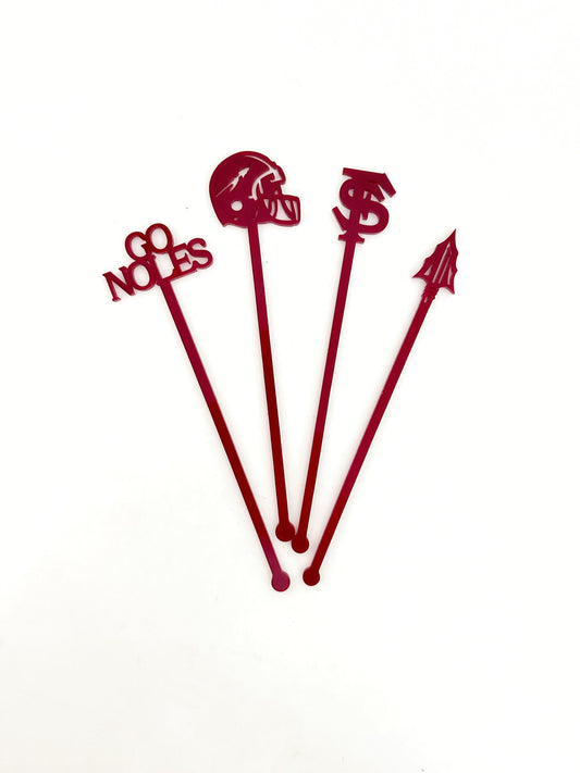 FSU - Florida State Stir Stick Set