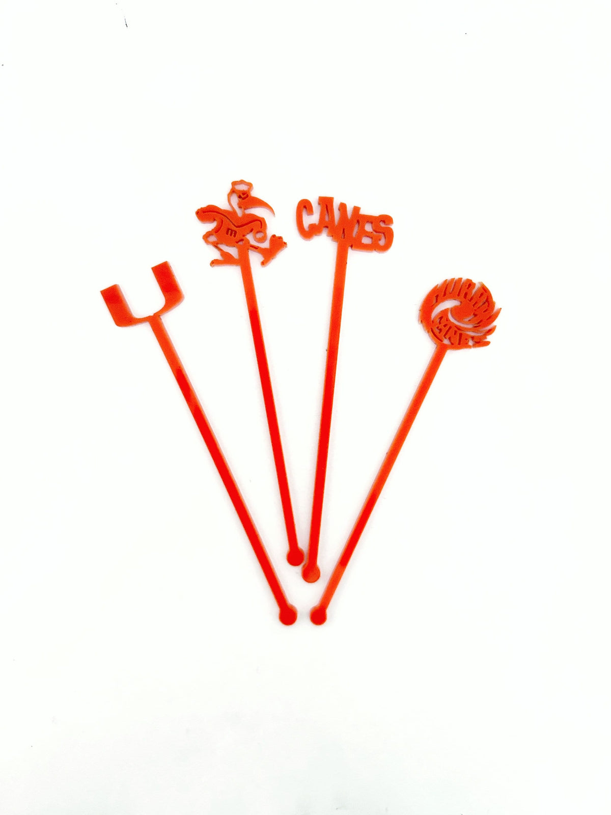 Miami Hurricanes Stir Stick Set