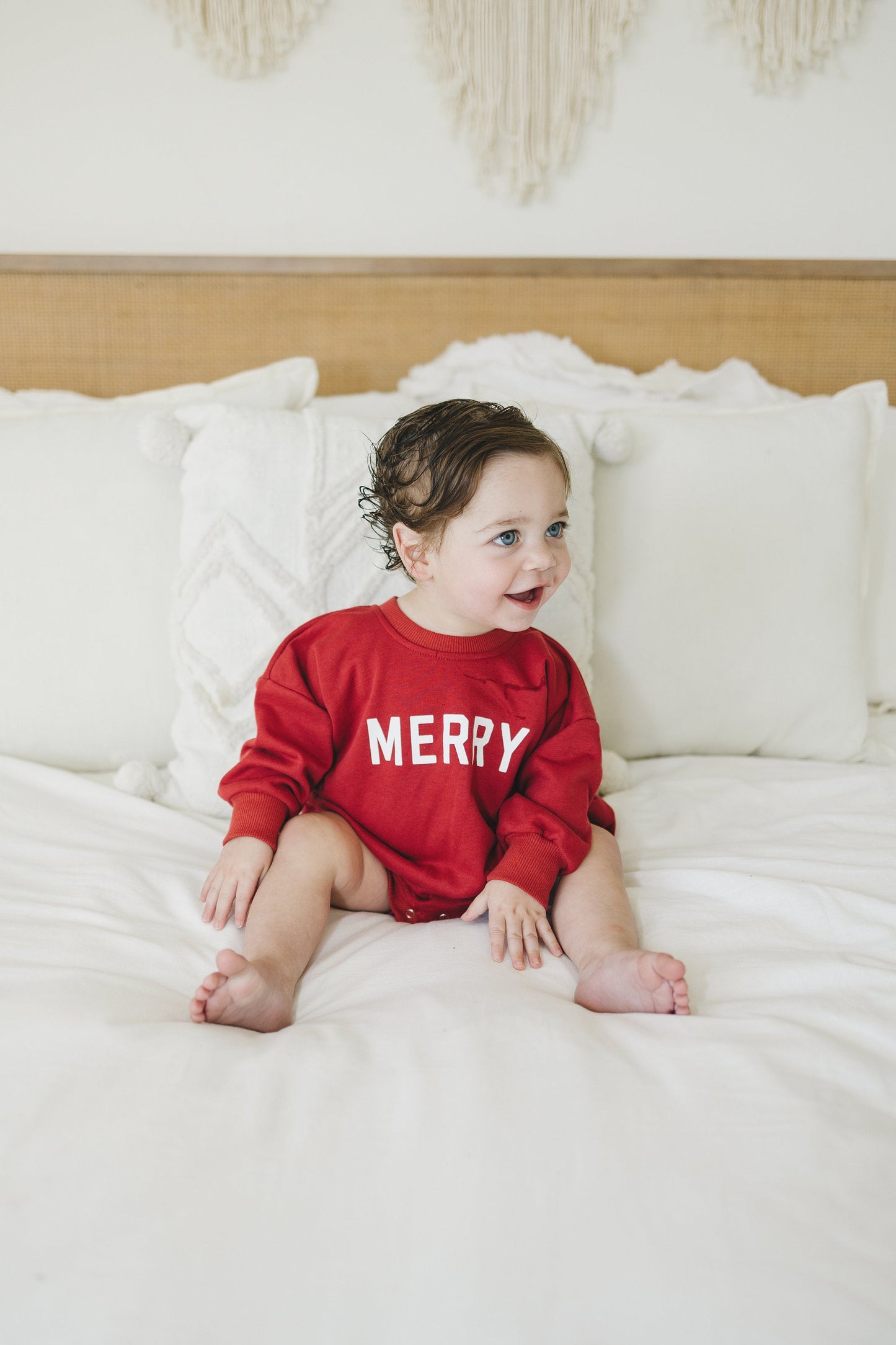 Merry Sweatshirt Romper