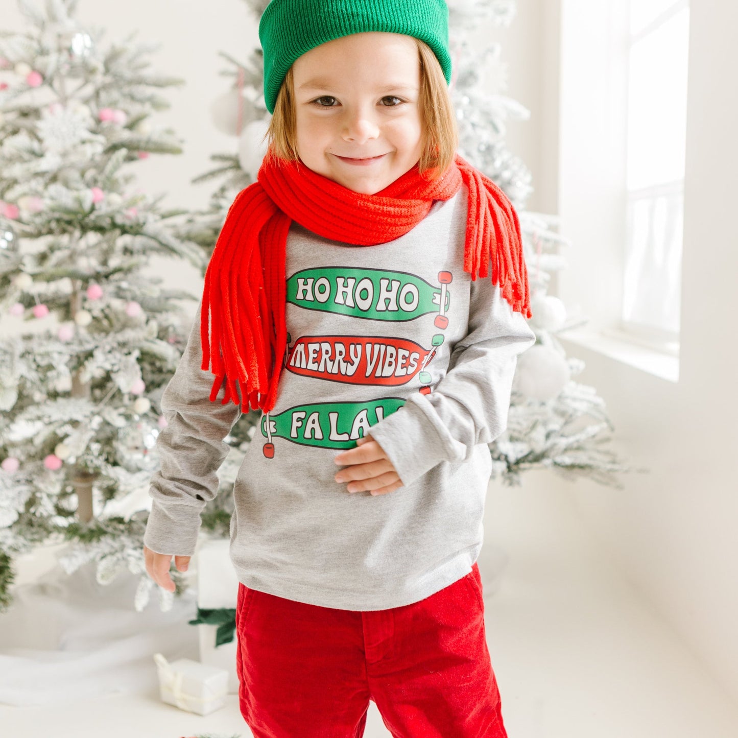 Ho ho ho Merry Vibes Fa La La Holly Jolly, Christmas, Skateboard