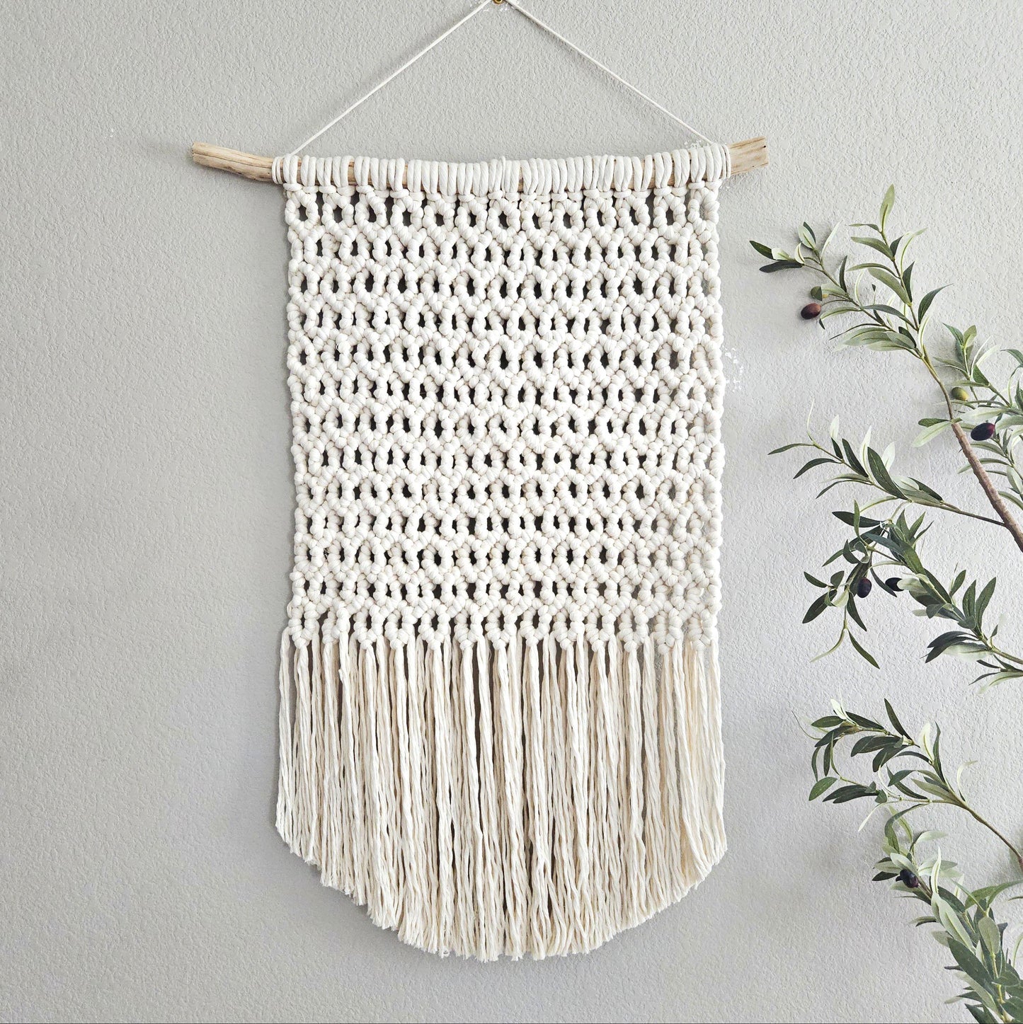 Extra large macrame wall hanging. Ready to ship