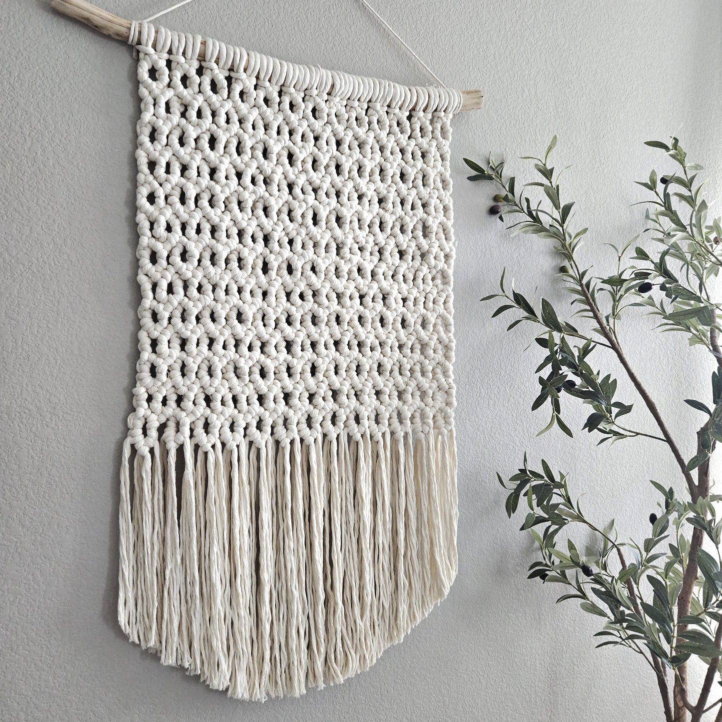 Extra large macrame wall hanging. Ready to ship