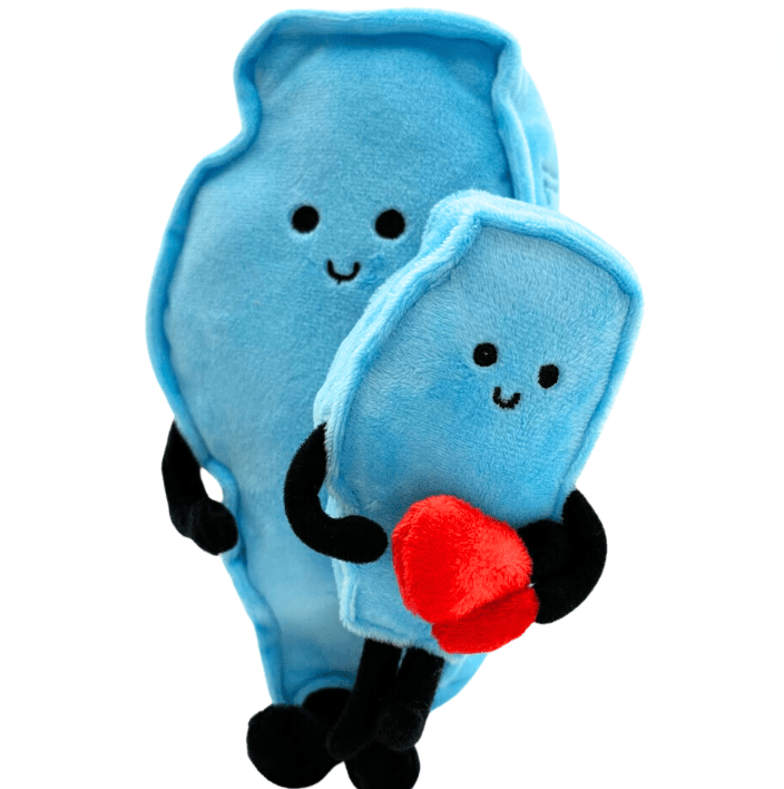 Illinois Bag Charm Mini Plush – 4-Inch Travel Accessory | Stuffed States USA