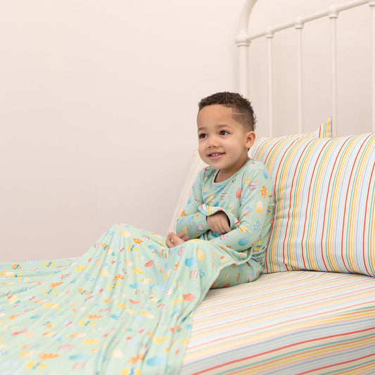 Easter Eggs Long Sleeve and Pants Pajama Set- size 12