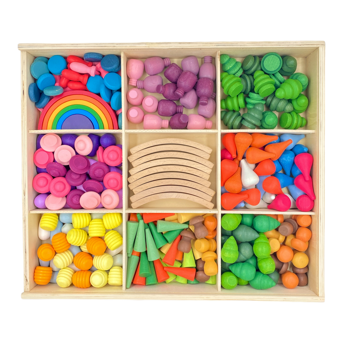 252-Piece Mandala Loose Parts Set