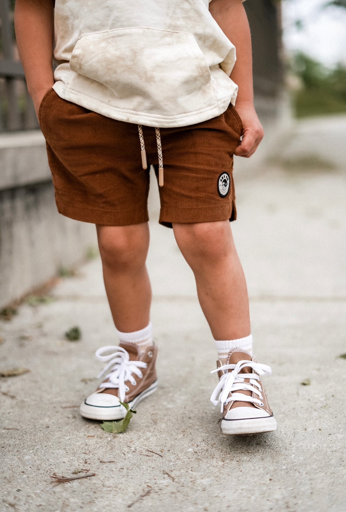Camel Cord Shorts
