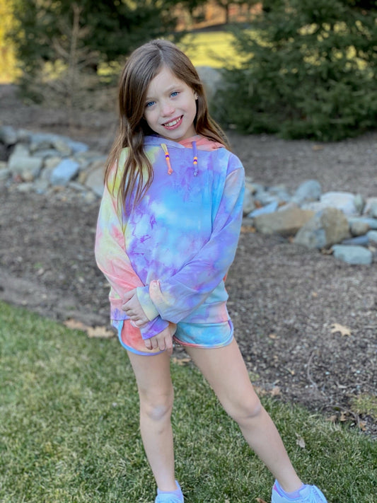 Tweenstyle - Sherbet Tie Dye Hoodie