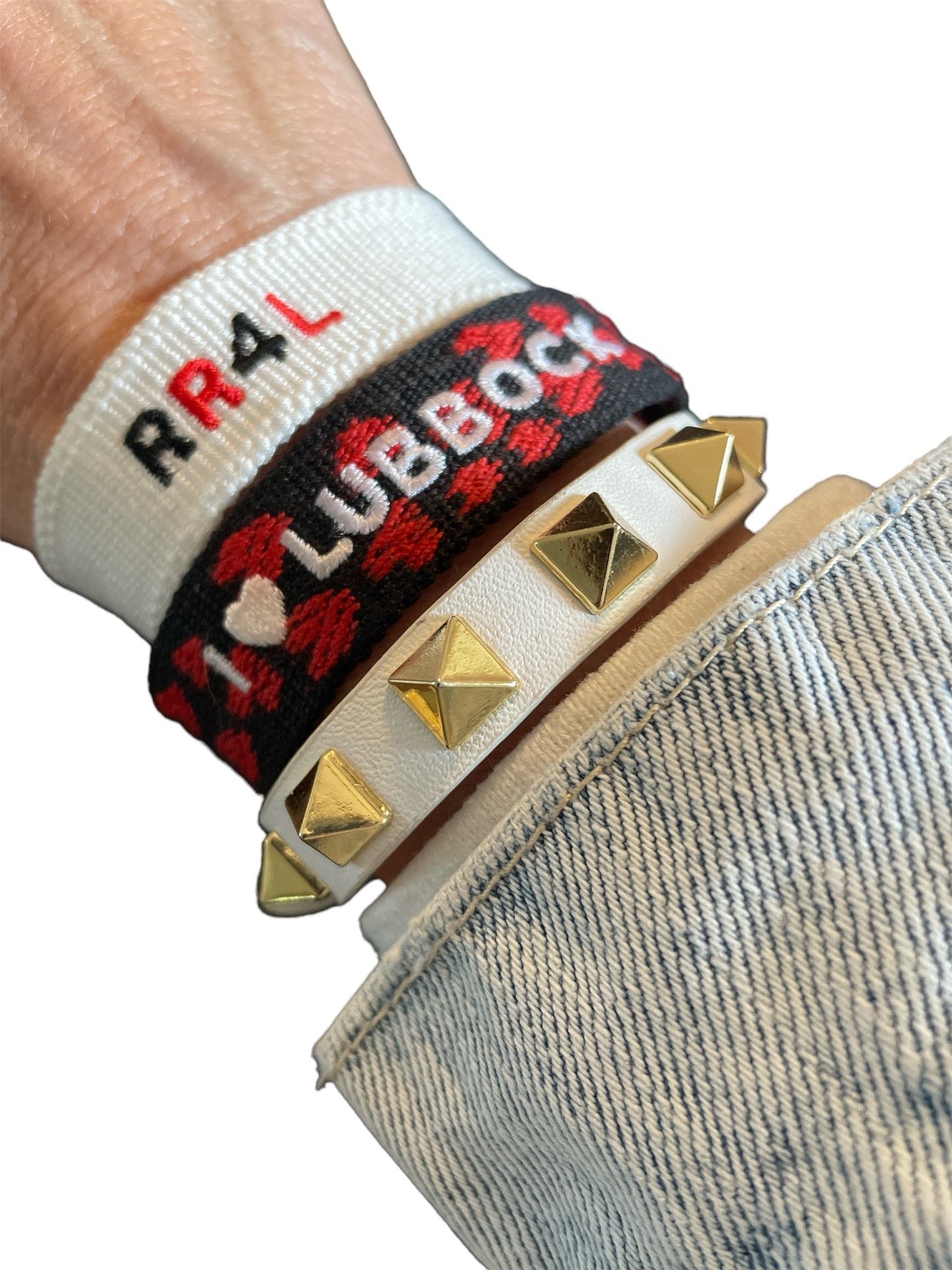 I ❤️ Lubbock Team Tassel Bracelet