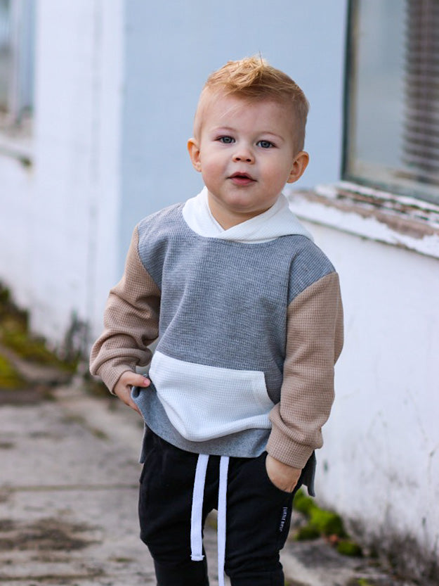 Waffle Block Hoodie