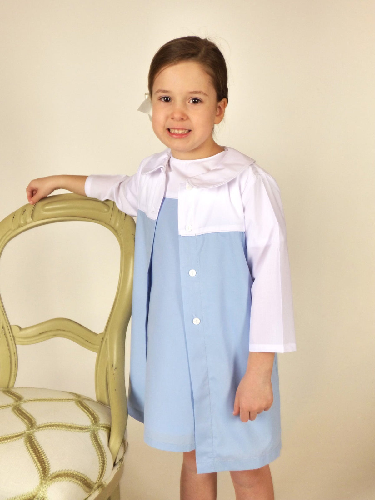 Pennington Dress and Jacket in Blue and White