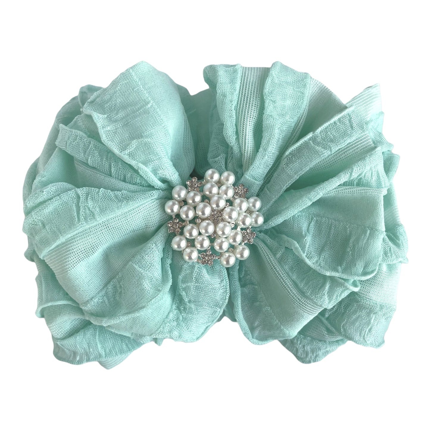 Pearl Ruffled Headband