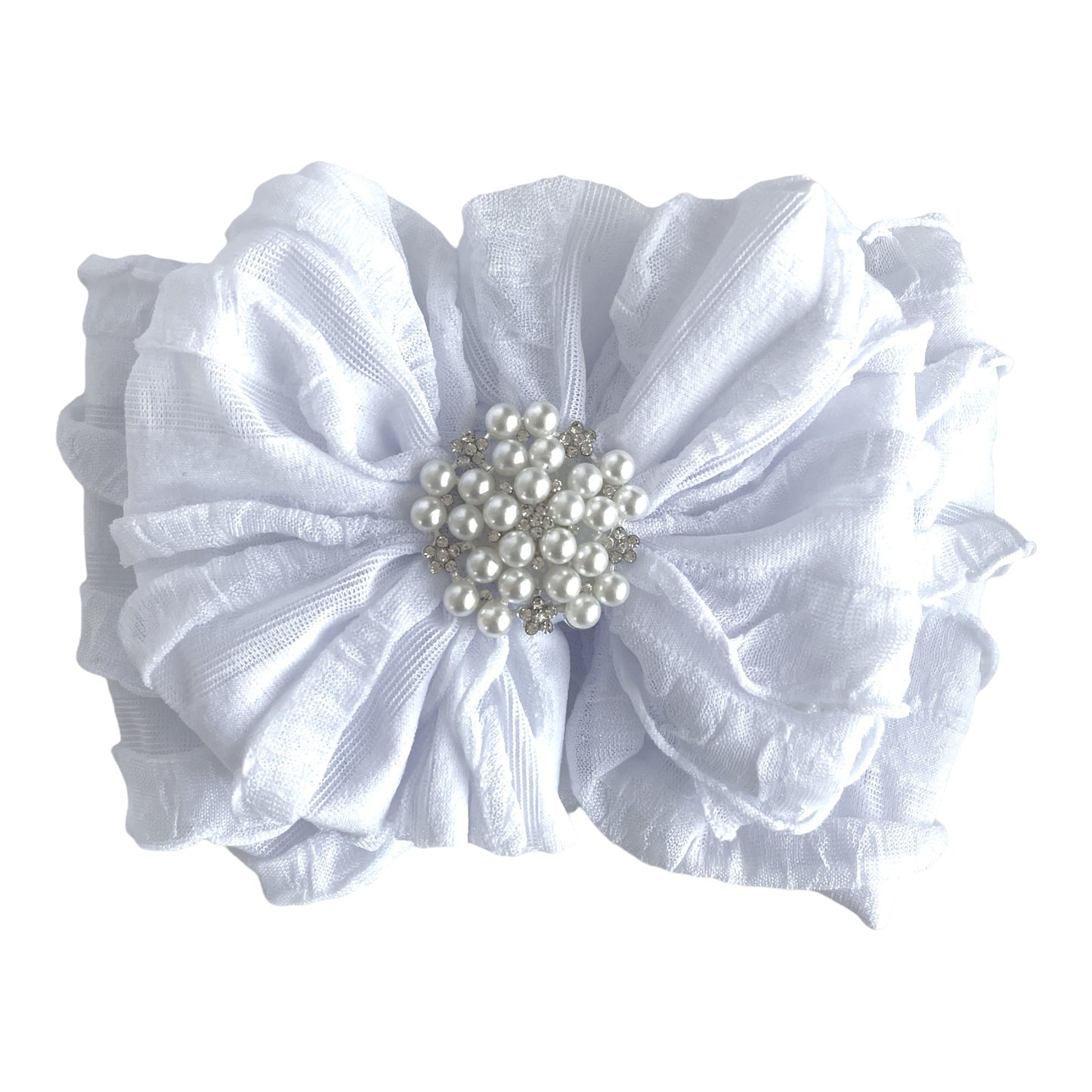 Pearl Ruffled Headband
