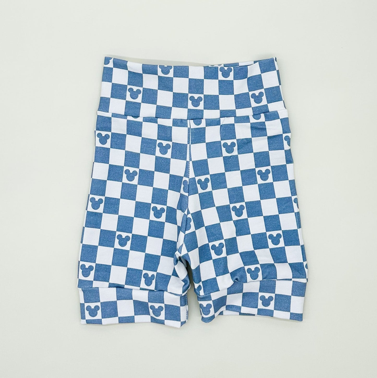 Blue Mouse Check Shorties (Matching)