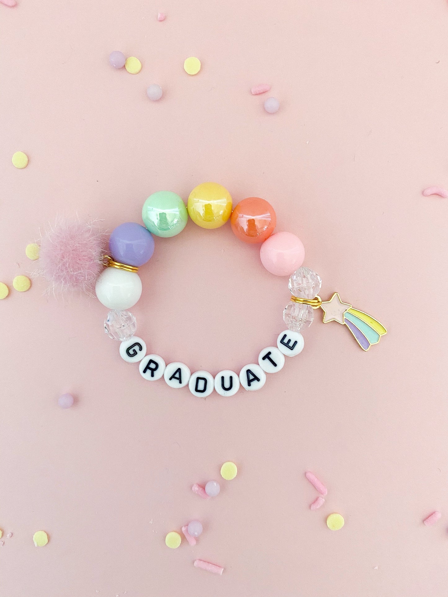 Reach for the Stars Graduation Charm Bracelet