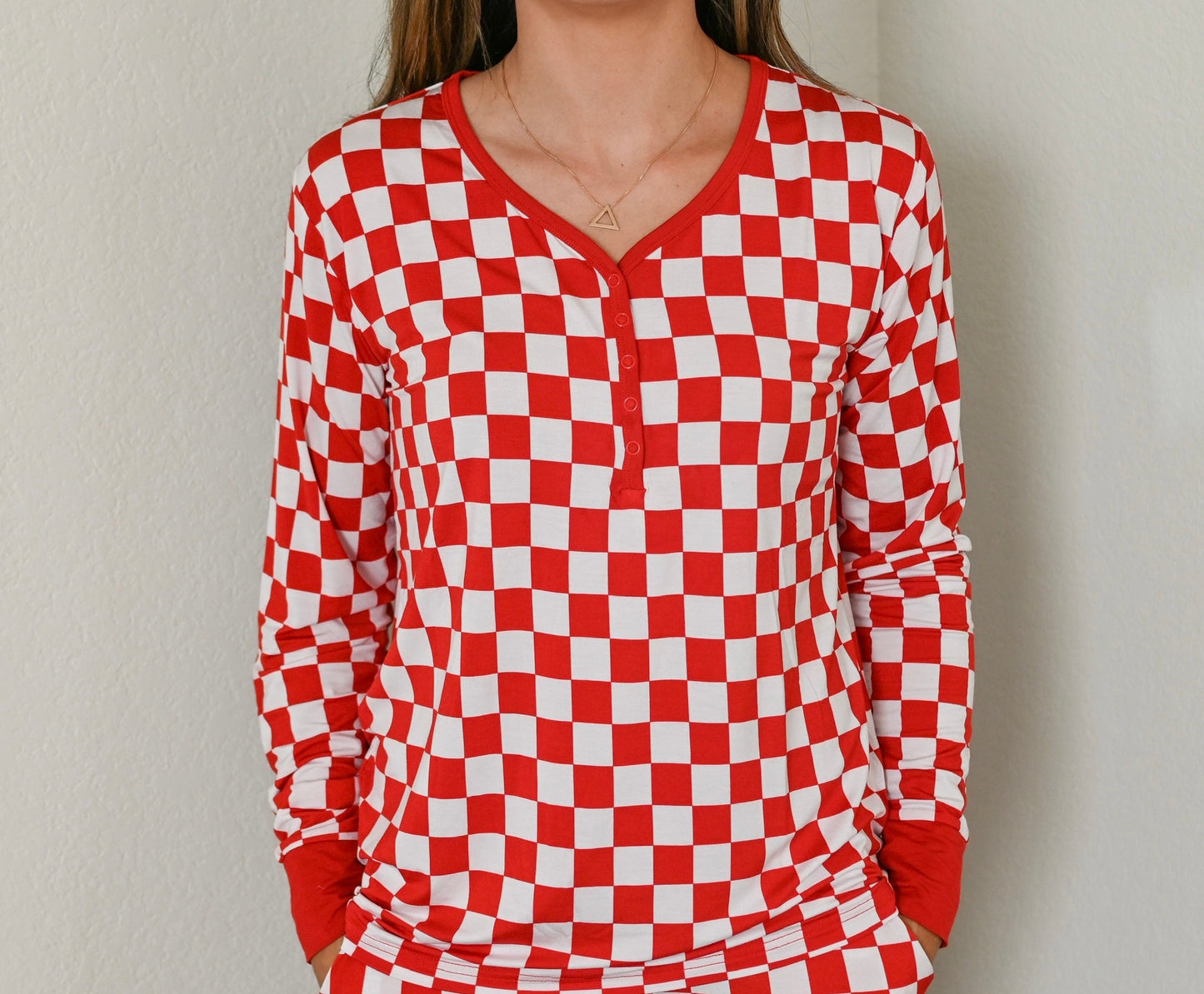 RUDOLPH CHECKERS WOMEN’S DREAM TOP