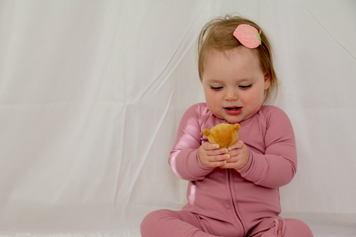 Cotton Candy (Pink) Ribbed Romper BDLJ