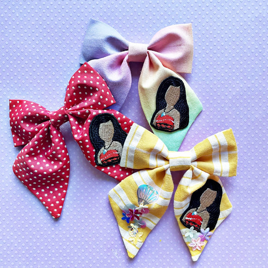 Hawaiian Princess Patch Reagan Bow