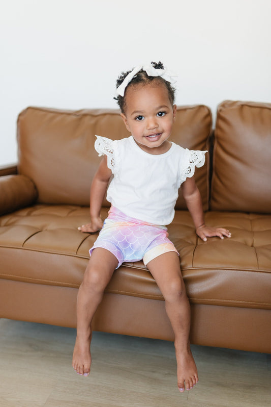 Pastel Mermaid Shorties (Matching)