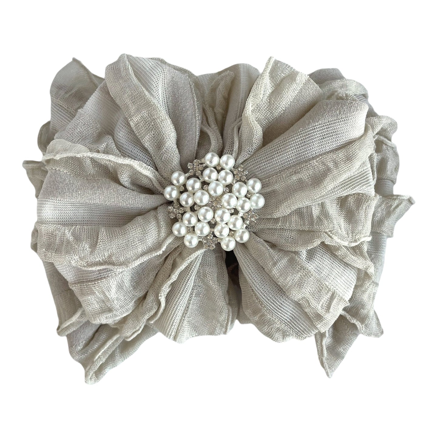 Pearl Ruffled Headband