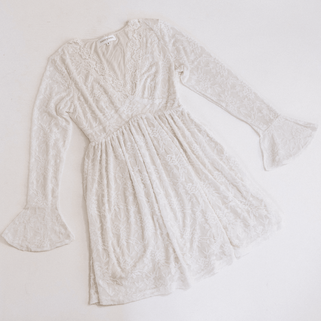 Ivory Lace Dress - Women