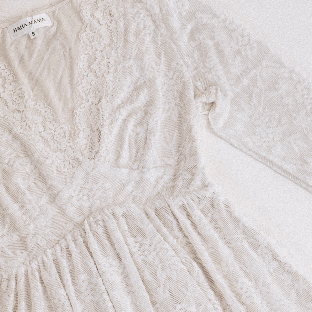 Ivory Lace Dress - Women