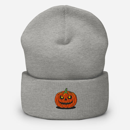 Jack O'Lantern Embroidered Beanie