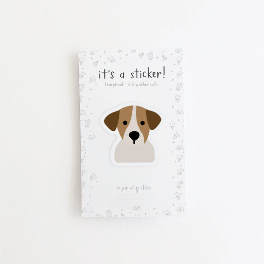 Jack Russel Terrier Dog Vinyl Sticker