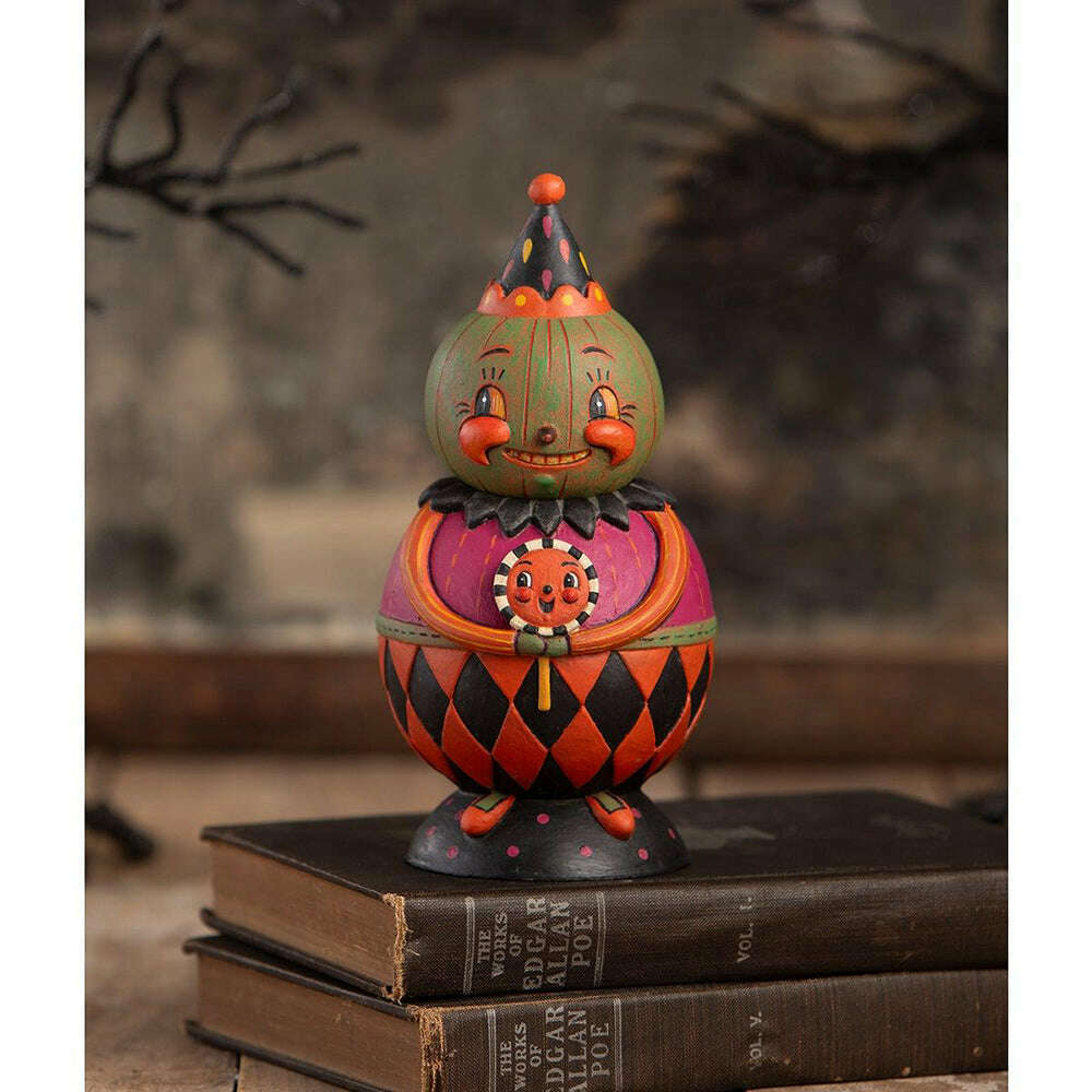 Jackie Green-O-Ween Spooks Jar by Johanna Parker for Bethany Lowe