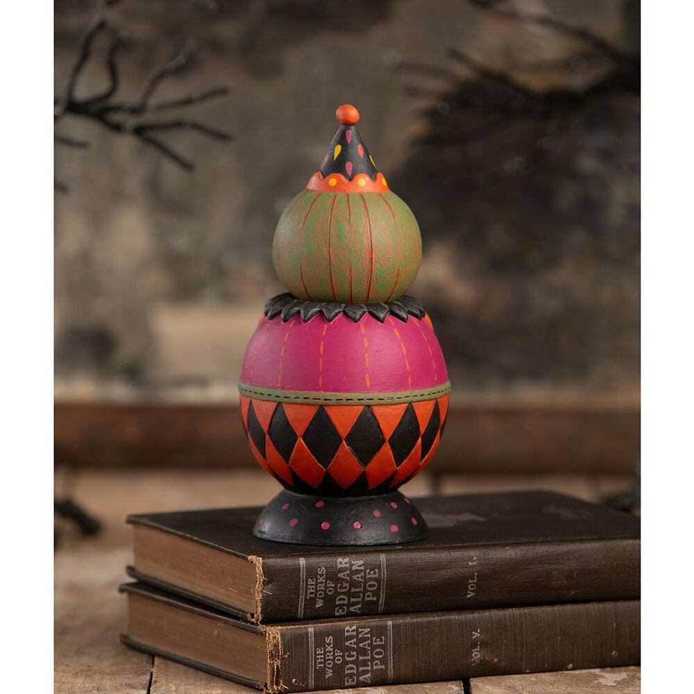 Jackie Green-O-Ween Spooks Jar by Johanna Parker for Bethany Lowe