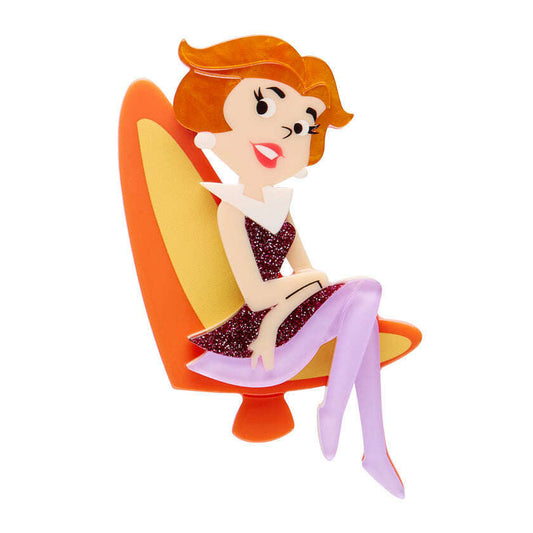 Jane Jetson Brooch by Erstwilder