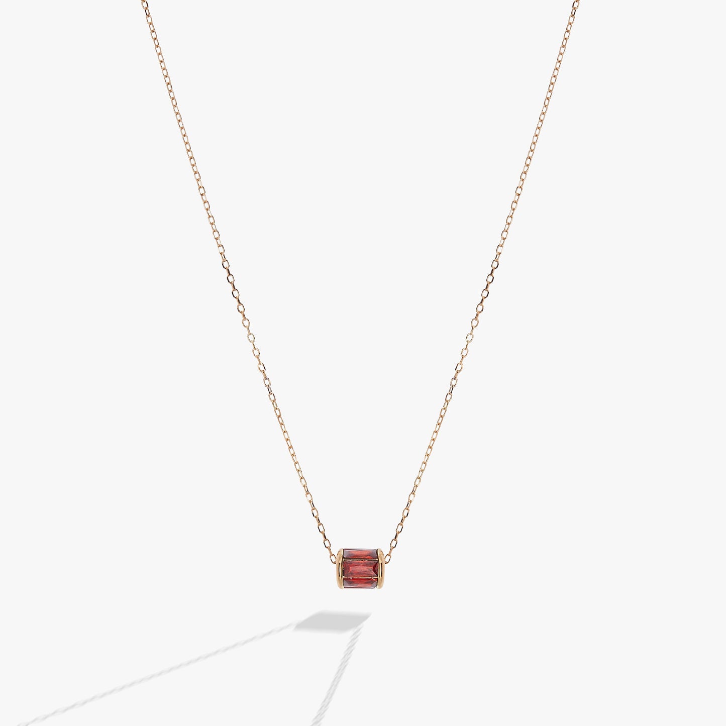 January Birthstone Precious Pendant Necklace