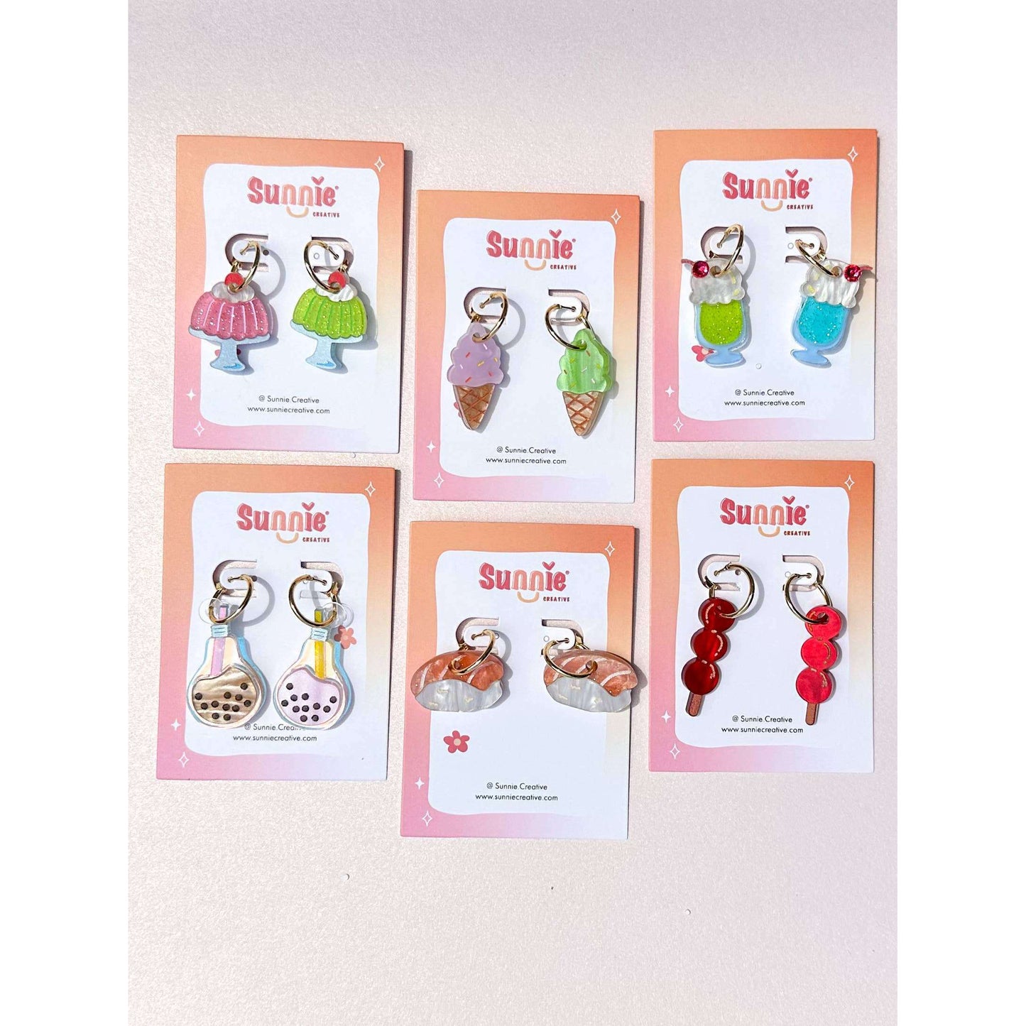 Jello Pudding Earrings