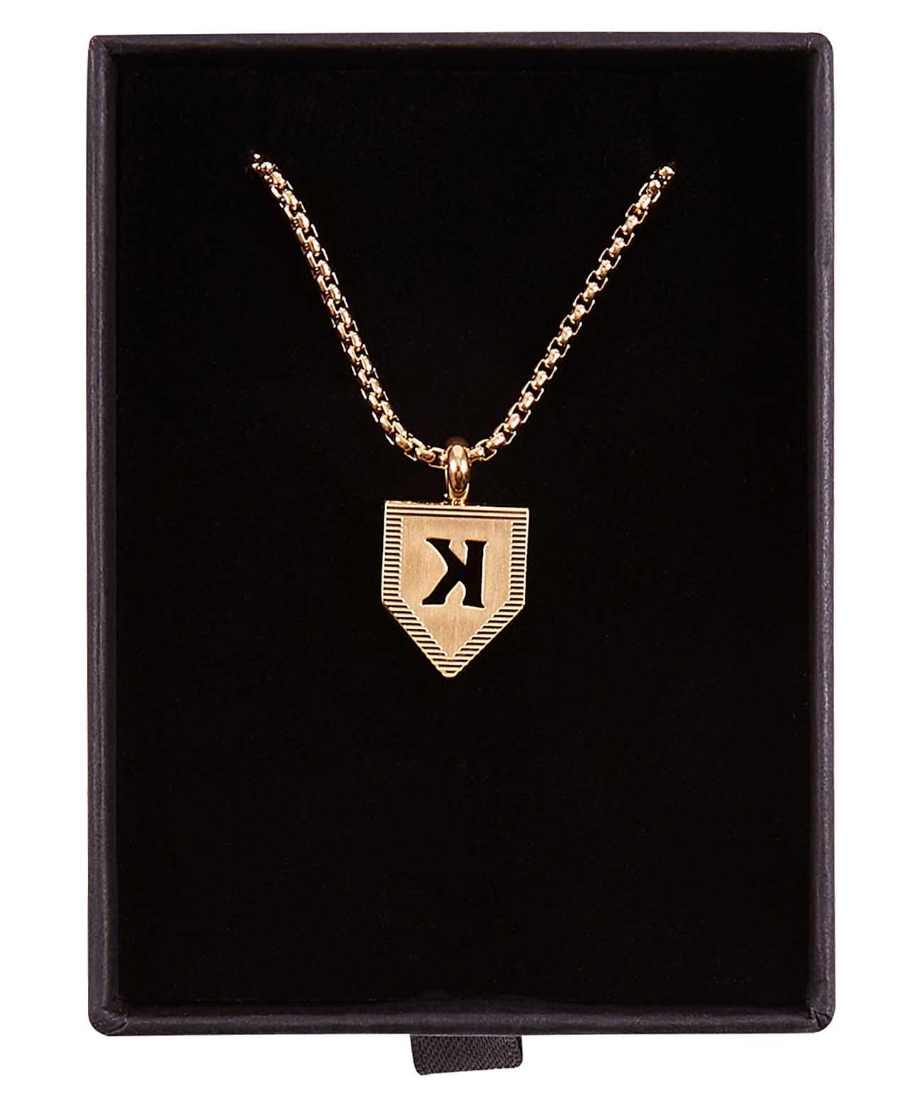 K Pendant and Chain
