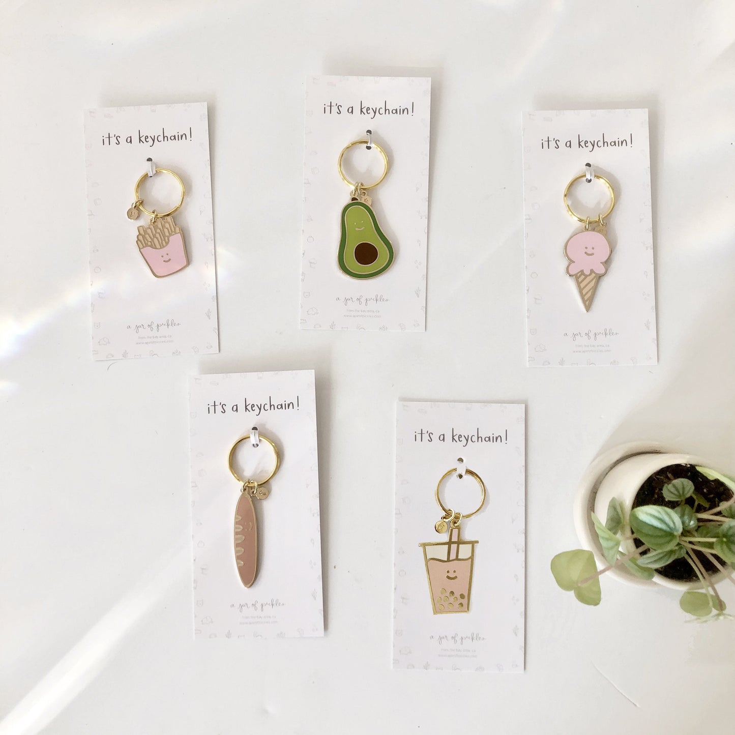 Avocado Keychain