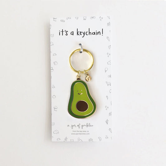 Avocado Keychain