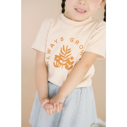 Always Growing Graphic T-Shirt - Peach