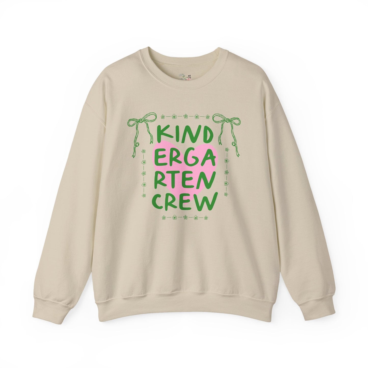 Kindergarten Crew Matching Teacher Sweatshirt
