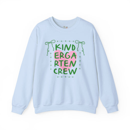 Kindergarten Crew Matching Teacher Sweatshirt