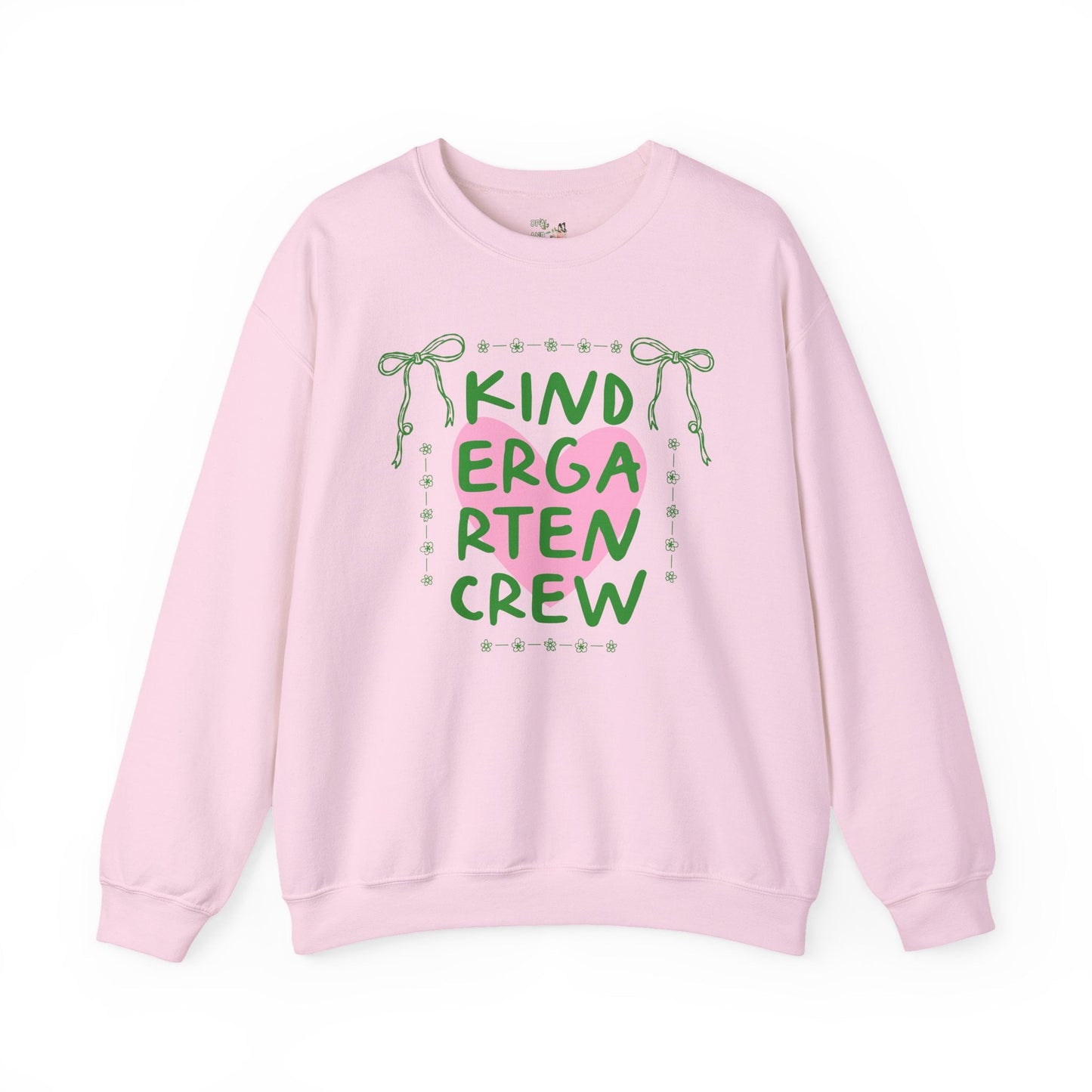 Kindergarten Crew Matching Teacher Sweatshirt