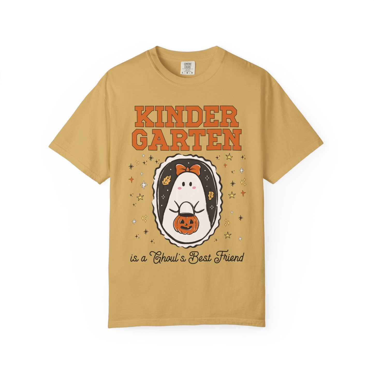 Kindergarten Halloween Teacher Tee