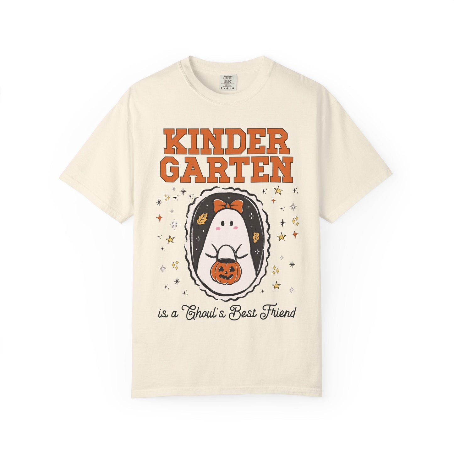 Kindergarten Halloween Teacher Tee
