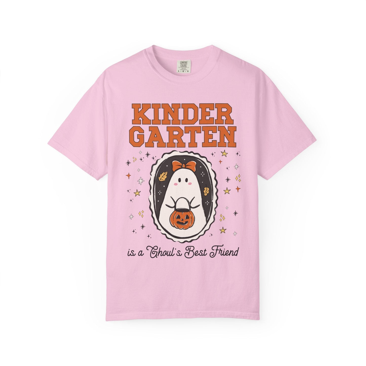 Kindergarten Halloween Teacher Tee