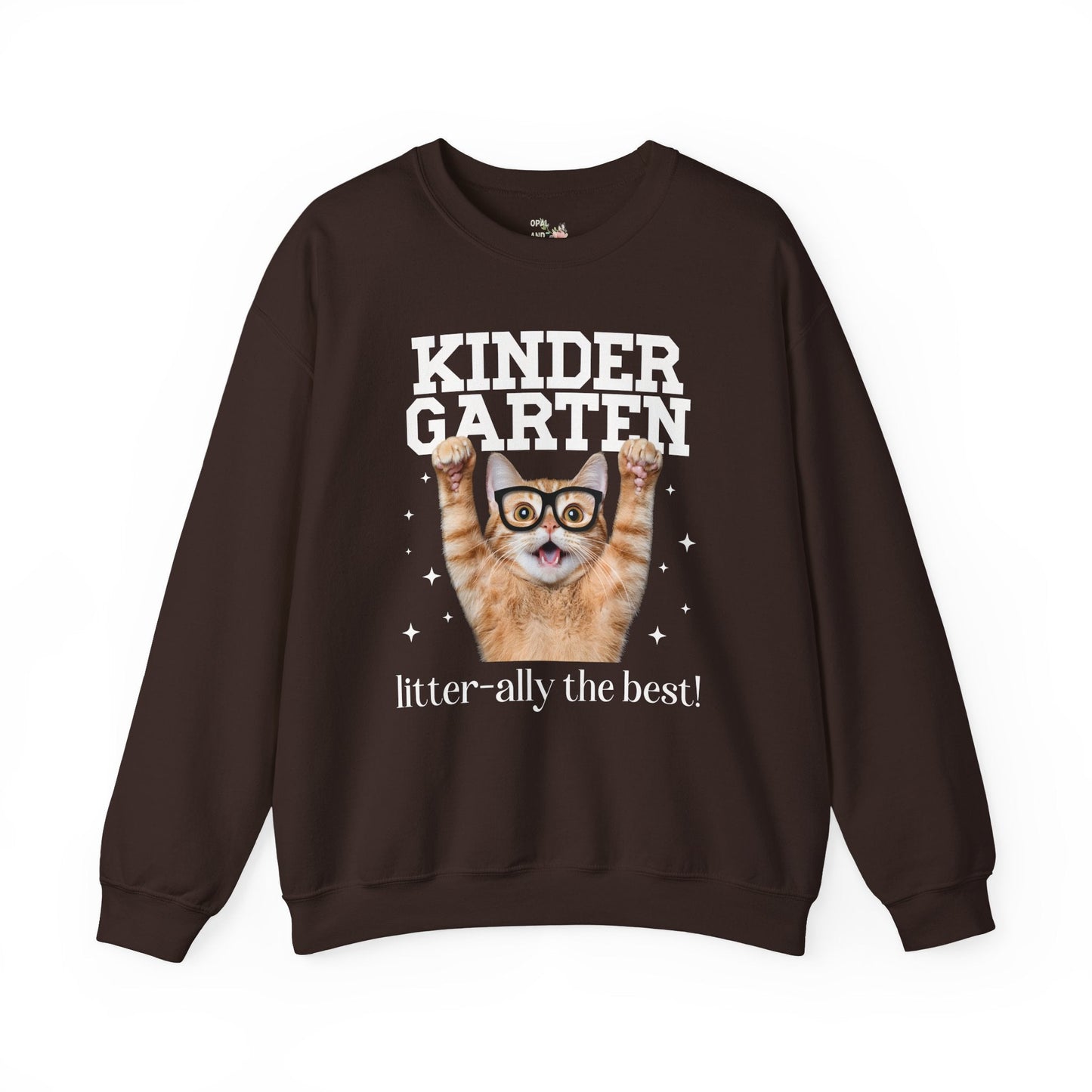 Kindergarten Teacher Cat Lover Sweatshirt