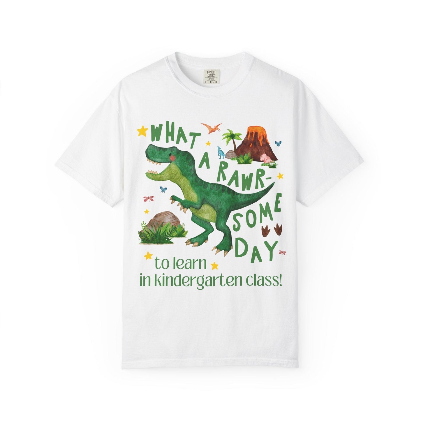 Kindergarten Teacher Dinosaur Lover Tee